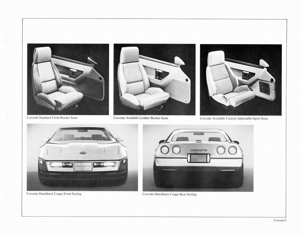 1984 Corvette Dealer Sales Album Page 20